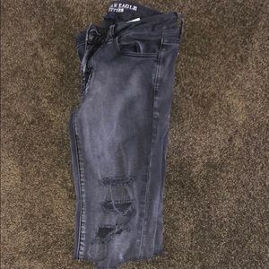 American Eagle Size 2 ripped jeans.